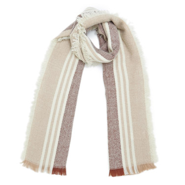 Tonal Stripe Scarf